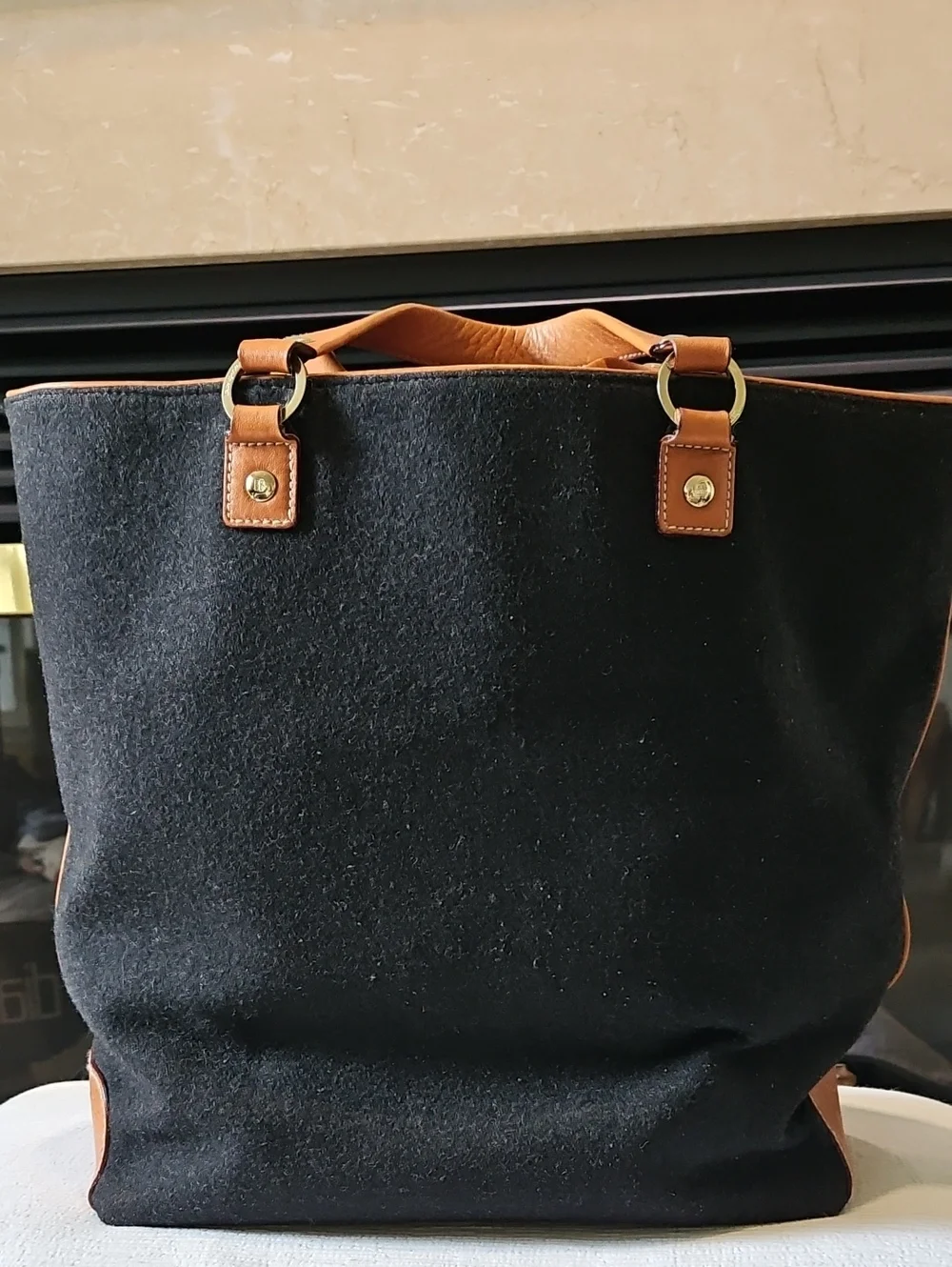 Kate Spade New York Wool & Leather Tote Bag